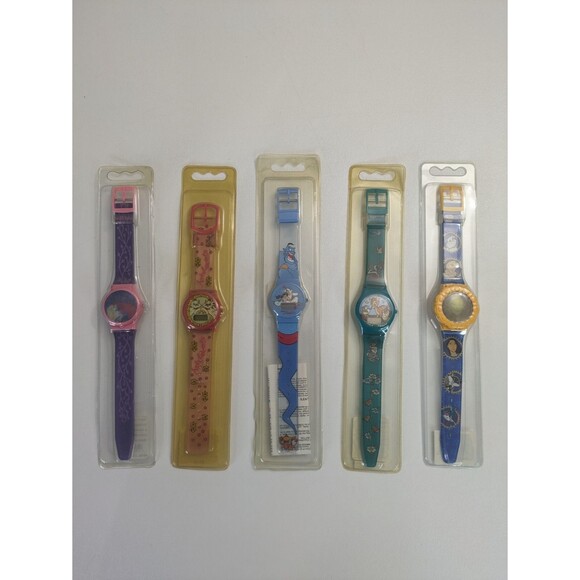 5 Vintage Disney Watches Bambi, Aladdin, Pocahontas, Sleeping Beauty, Aristocats main image 7